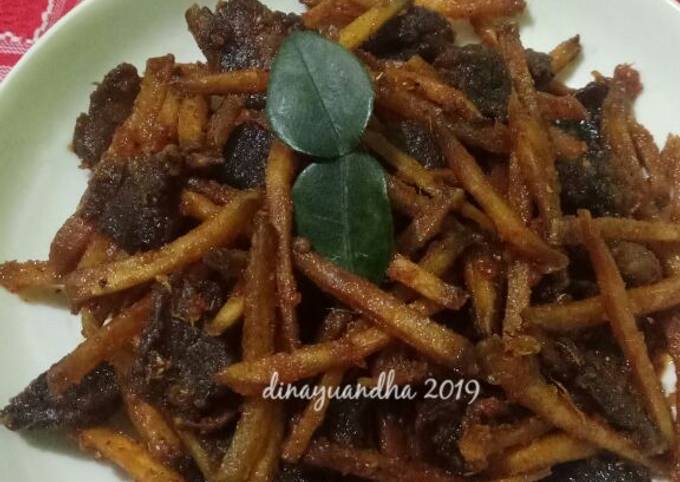 Yuk intip, Bagaimana cara buat Sambal Goreng Ubi Kuning dijamin lezat