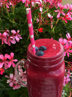 Foto principal de Smoothie de frutos rojos y plátano