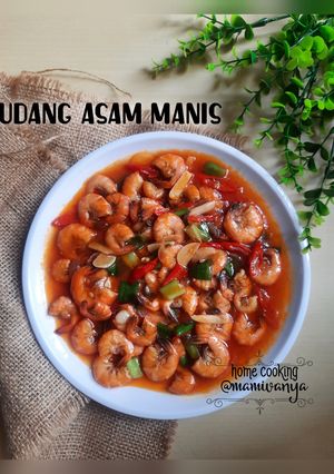 Foto resep Udang Asam Manis