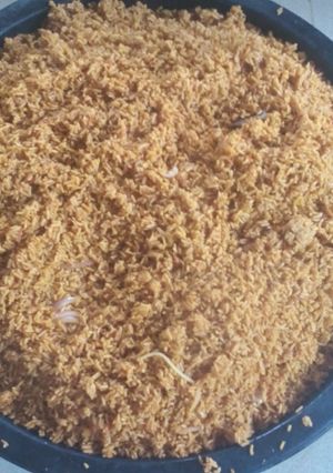 A picture of Party jollof rice.