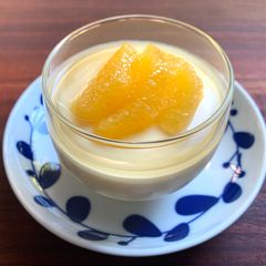 A picture of Orange Bavarois.