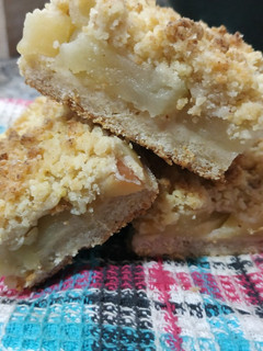 Una foto de Crumble de Manzana