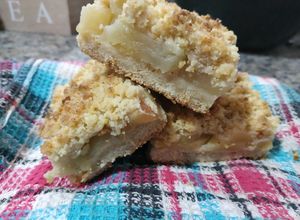 Una foto de Crumble de Manzana