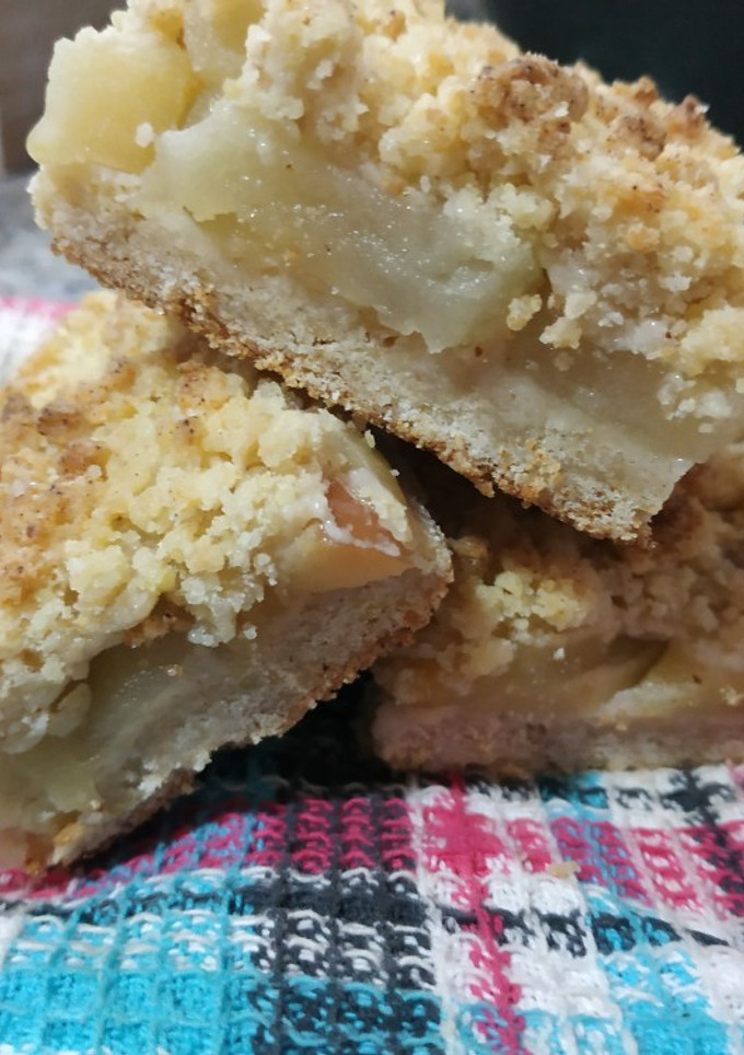 Una foto de Crumble de Manzana