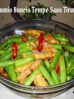 Foto resep Tumis Buncis Tempe Saos Tiram