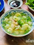 Canh Khoai Từ Nấu Tôm
