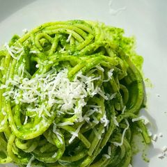 A picture of Kale Pesto Pasta.