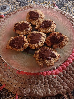 Una foto de Galletas de avena y chocolate (veganas)