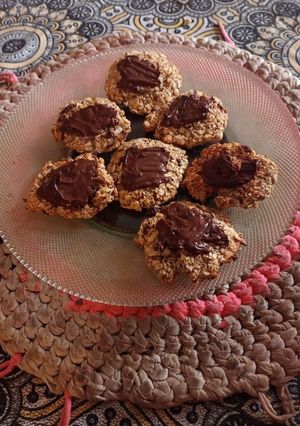 Una foto de Galletas de avena y chocolate (veganas)