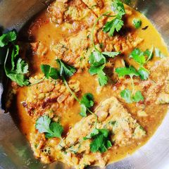 Palak Omelette curry A picture of Palak Omelette curry.