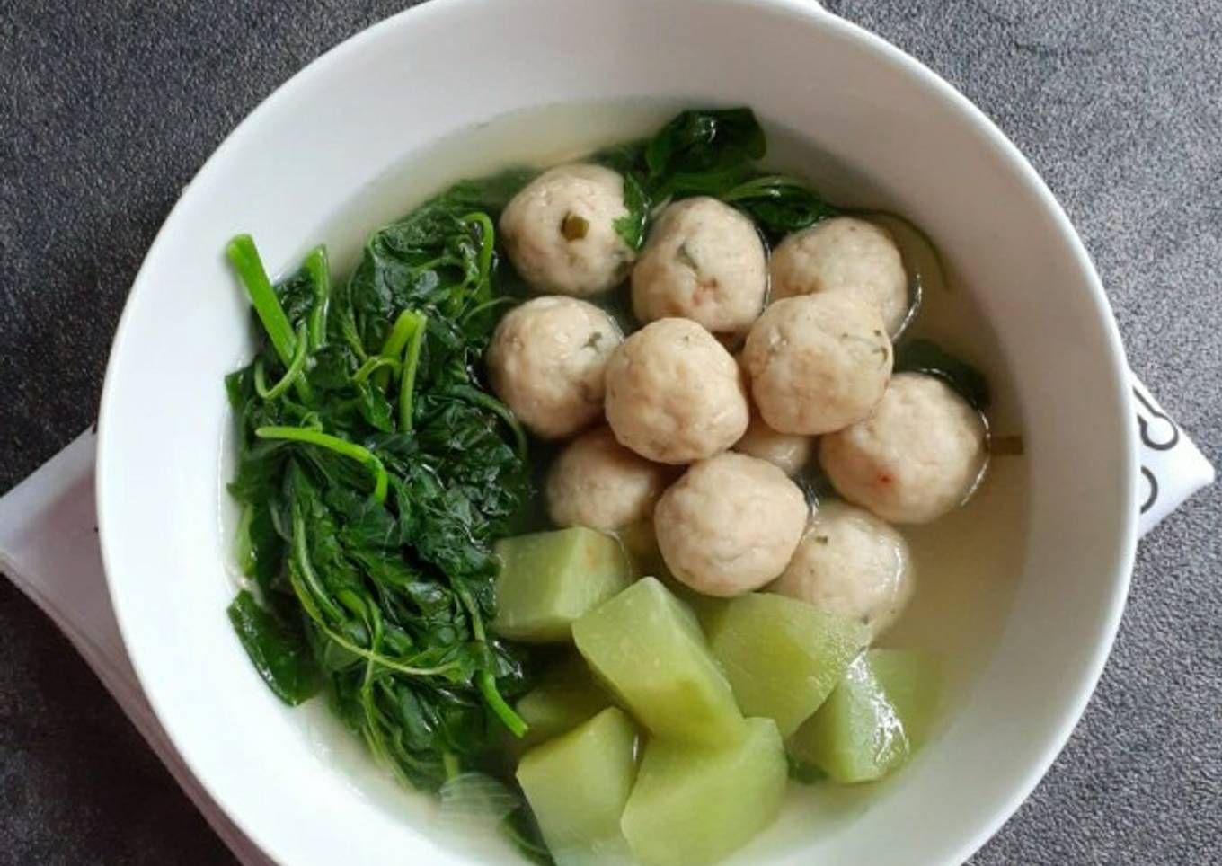 Bening Bayam Pentol Tempe