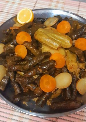 صورة لوصفة ورق العنب بالزيت