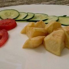A picture of Roasted potatoes.