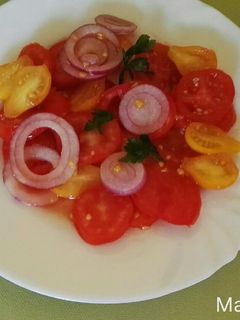 Paradicsomsaláta recept fotója