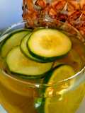 Piña, limón y pepino!