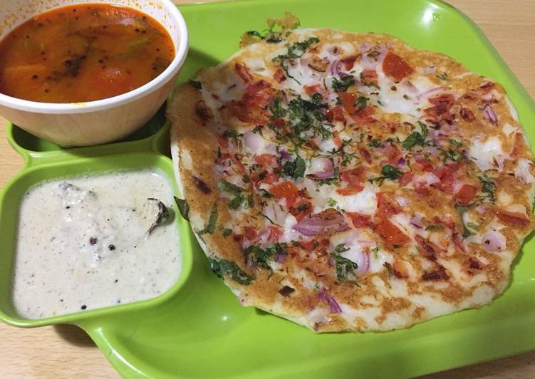 Curd sooji paneer Uttapam