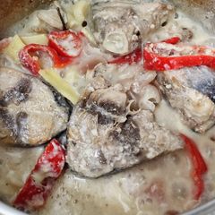 A picture of Pinaksiw sa Gata na Tulingan(Tuna).