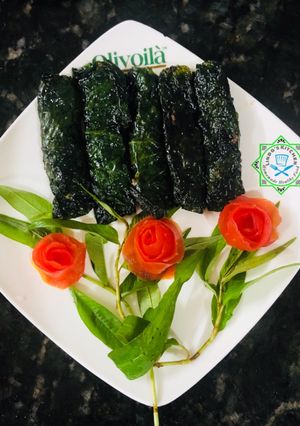 Hình của món Chả lá lốt chay.