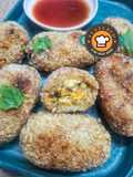 Potato Croquette with Creamy Chicken Filling