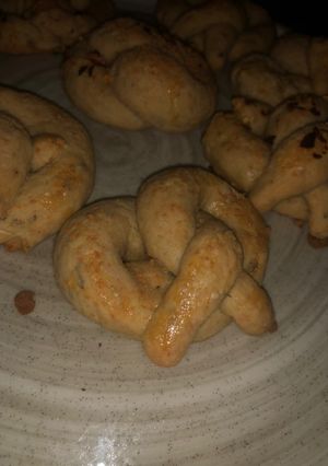 Una foto de Pretzels caseros