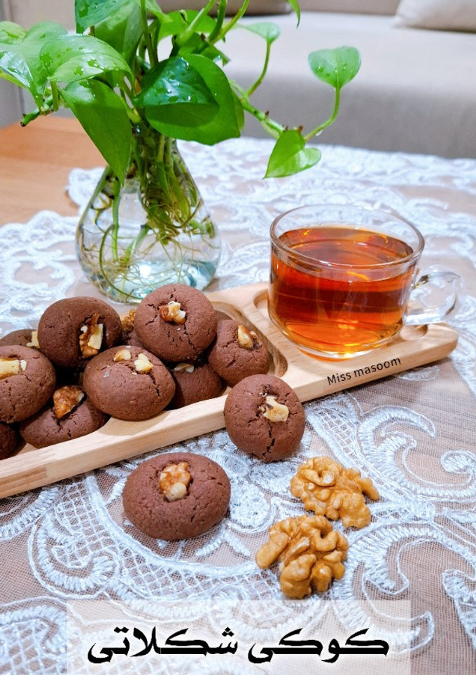 عکسی از دستور کوکی شکلاتی عید