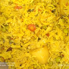 A picture of Vegetable pulao.
