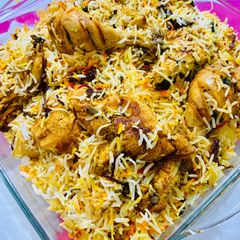 Tikka biryani A picture of Tikka biryani.