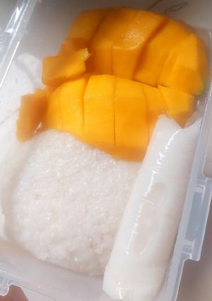 Foto resep Mango sticky rice simpel