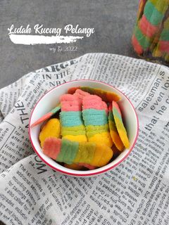 Foto resep Lidah Kucing Pelangi