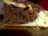 Torta marmolada con manzanas y canela