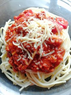 A picture of Spaghetti pasta.