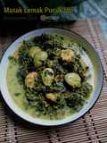 Masa Lemak Pucuk Ubi Tumbuk & Petai