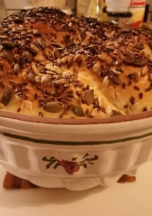 Magvas fonott kalács recept fotója