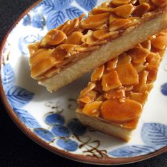 A picture of Almond Florentine Cookies.