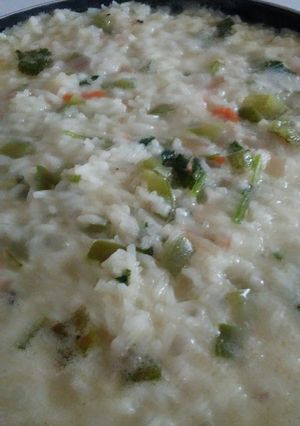 Una foto de Arroz. Verde a mi estilo 🍚