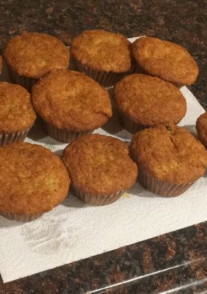 A picture of Banana Muffins #Cakebakingwithfruitscontest.