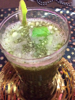 A picture of Cucumber lemon cooler.
