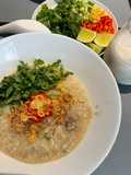 Chicken Heart and Beef Congee