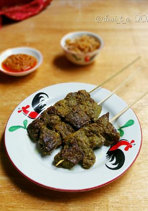Foto resep Sate "Paru Ungkep" #Ketopad_CP_Jerohan