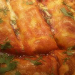 A picture of Burrito Enchiladas.