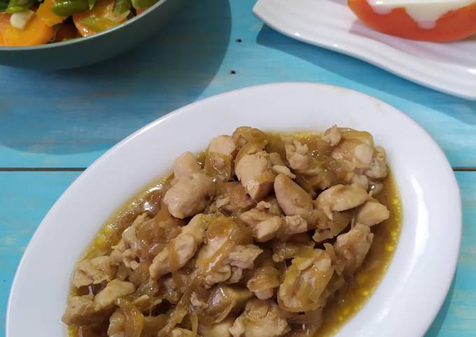 Ayam Fillet Saus Mentega (tdk digoreng)