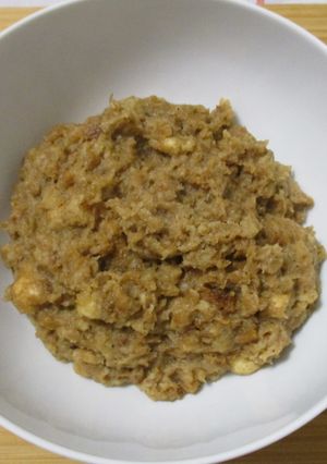 Zsemlemártás 🍞 pirított zsemléből 🥖, fokhagymásan 🧄, alaplével 🍲 recept fotója