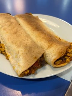 Vegetáriánus burrito recept fotója