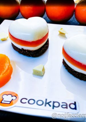 A picture of White Chocolate Panna Cotta with Orange Gelée.