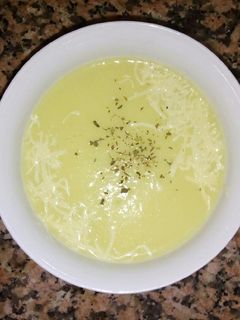 Una foto de Crema de puerros