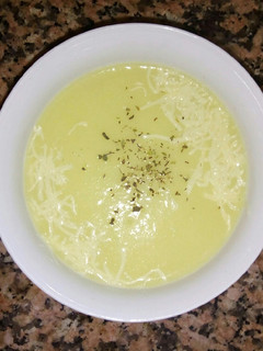 Una foto de Crema de puerros
