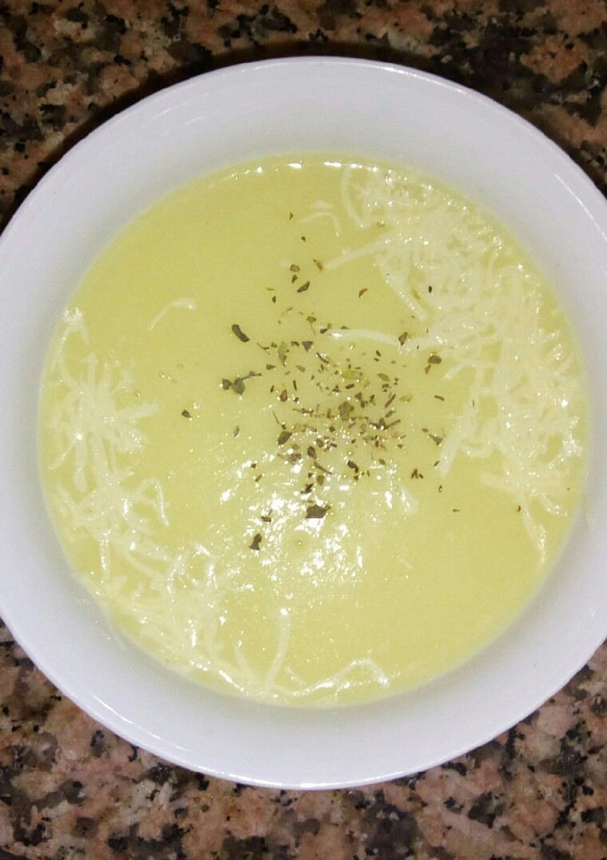 Una foto de Crema de puerros
