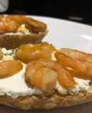 Tapas de camarón con miel (Botanas para TV, 4 de 5)