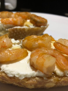 Una foto de Tapas de camarón con miel (Botanas para TV, 4 de 5)