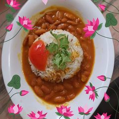 A picture of Punjabiyan di shaan - rajma chawal.